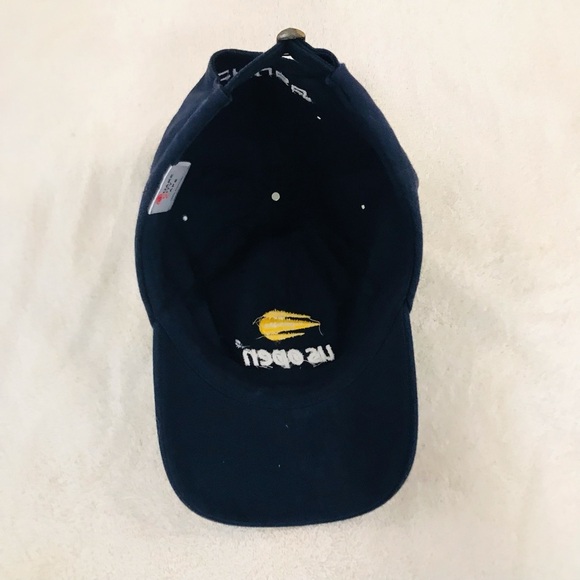 Quake City's "US Open 2020" Adjustable Navy Blue Tennis Tournament Ball Cap - Picture 12 of 15